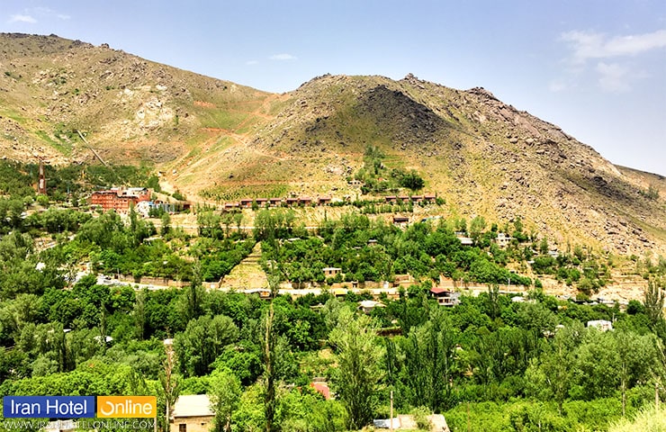 نمایی از مجموعه تاریخی گنجنامه از جاهای دیدنی همدان