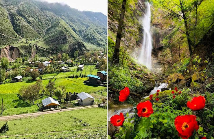 روستاها و طبیعت زیبای اطراف مرزن آباد