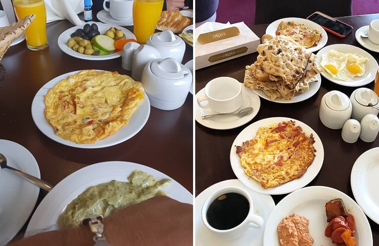 صبحانه هتل درویشی مشهد 