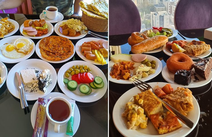صبحانه هتل درویشی مشهد 