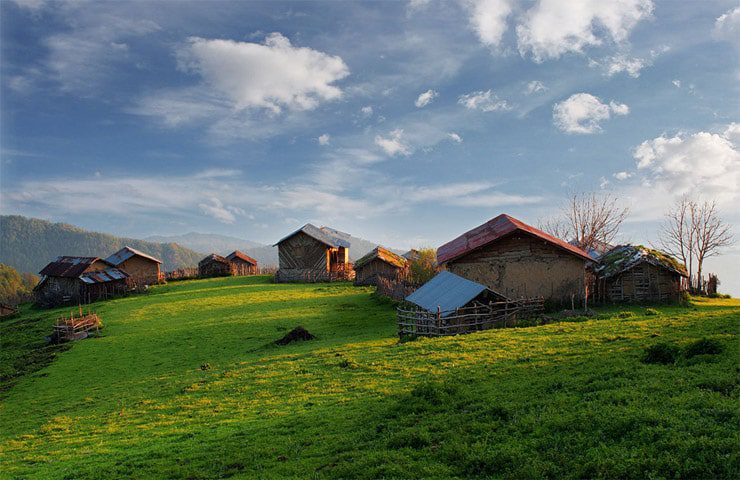 ییلاق گرسماسر از جاهای دیدنی رامسر در تابستان