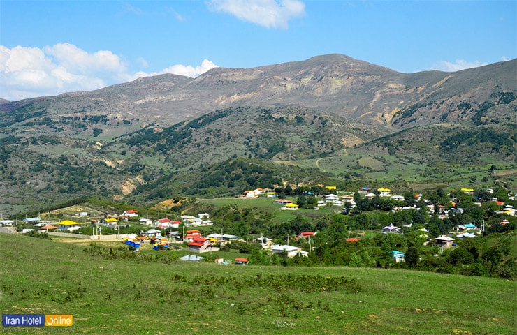 خانه های روستایی در ییلاق دیلمان