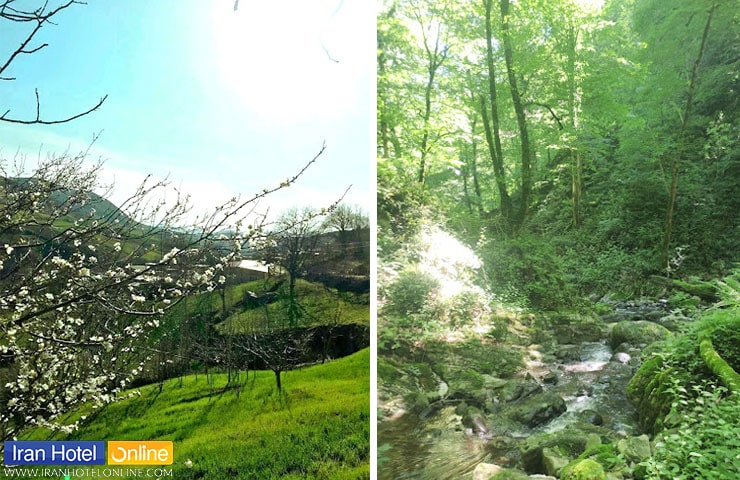 فصل بهار در روستای پنو و دره پنو