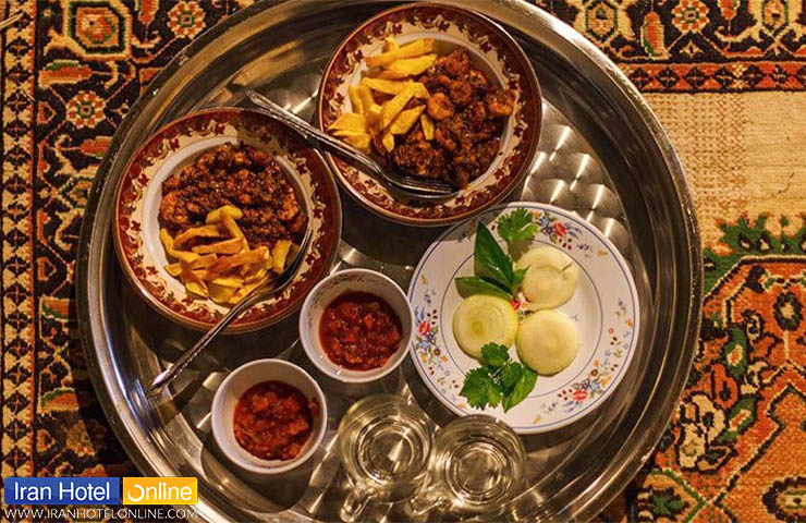 غذای سنتی رستوران حاج غفور قشم